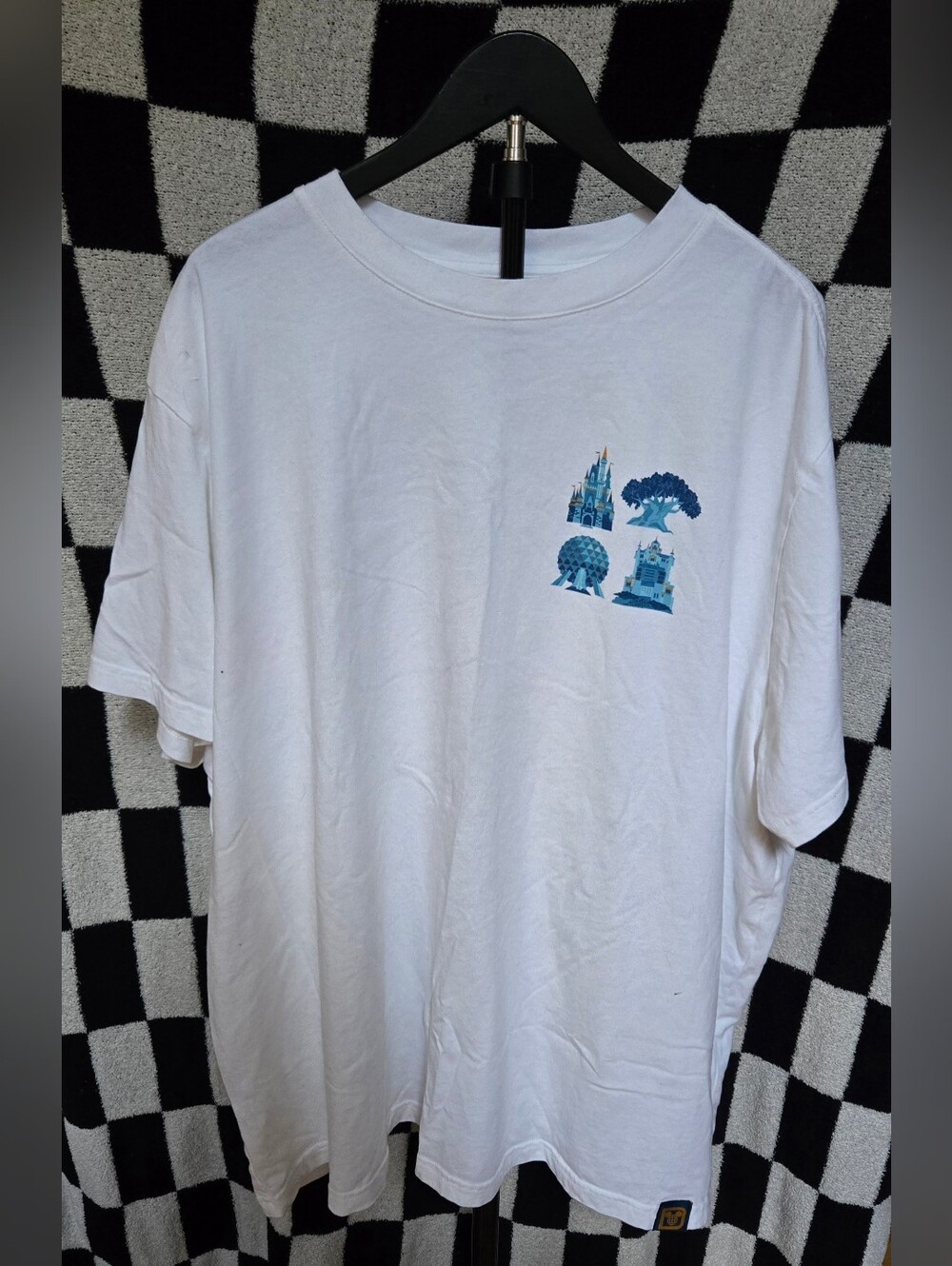 Walt Disney World "Four Parks" Icon T-shirt size men's 3XL
